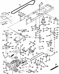 Page C Diagram and Parts List for 917259170  Craftsman Lawn Tractor