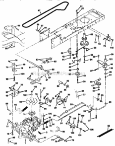 Page C Diagram and Parts List for 917259171  Craftsman Lawn Tractor