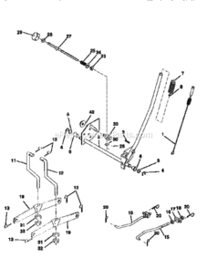 Page I Diagram and Parts List for 917259171  Craftsman Lawn Tractor