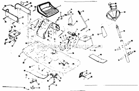 Part Location Diagram of 63491 Craftsman Spacer