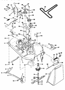 Page J Diagram and Parts List for 917259280  Craftsman Lawn Tractor