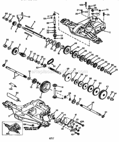 Part Location Diagram of 780003 Craftsman Disk, Brake