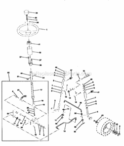 Page D Diagram and Parts List for 917259330  Craftsman Lawn Tractor