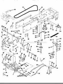 Page C Diagram and Parts List for 917259331  Craftsman Lawn Tractor