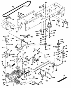 Page C Diagram and Parts List for 917259340  Craftsman Lawn Tractor