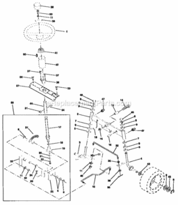 Page D Diagram and Parts List for 917259340  Craftsman Lawn Tractor