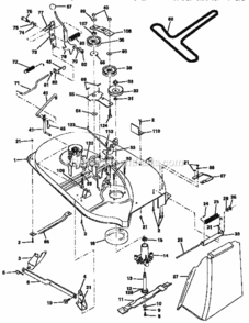 Page J Diagram and Parts List for 917259350  Craftsman Lawn Tractor