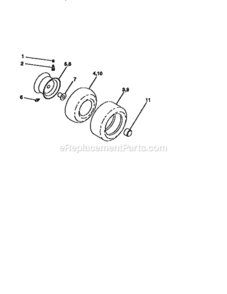 Page G Diagram and Parts List for 917259350  Craftsman Lawn Tractor