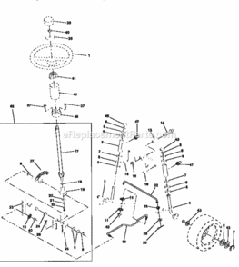 Page D Diagram and Parts List for 917259360  Craftsman Lawn Tractor