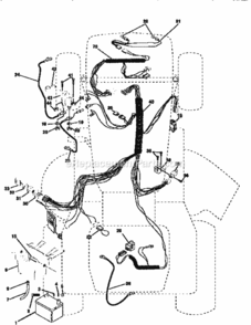 Page A Diagram and Parts List for 917259380  Craftsman Lawn Tractor