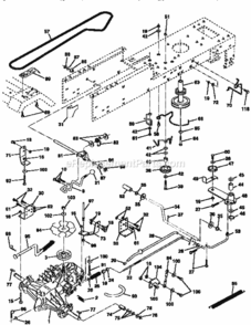 Page C Diagram and Parts List for 917259380  Craftsman Lawn Tractor