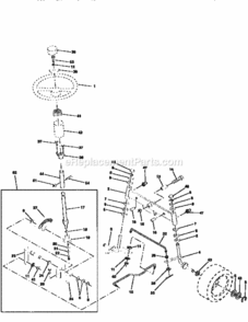 Page D Diagram and Parts List for 917259380  Craftsman Lawn Tractor