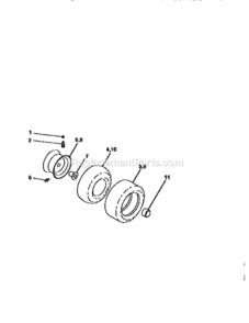Page G Diagram and Parts List for 917259380  Craftsman Lawn Tractor