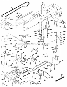 Page C Diagram and Parts List for 917259381  Craftsman Lawn Tractor