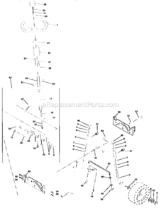 Page D Diagram and Parts List for 917259381  Craftsman Lawn Tractor