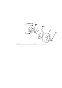 Page G Diagram and Parts List for 917259440  Craftsman Lawn Tractor