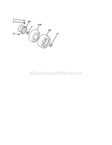 Page G Diagram and Parts List for 917259442  Craftsman Lawn Tractor