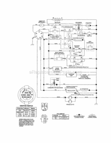 Page L Diagram and Parts List for 917259443  Craftsman Lawn Tractor