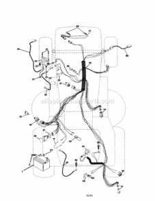 Page A Diagram and Parts List for 917259462  Craftsman Lawn Tractor