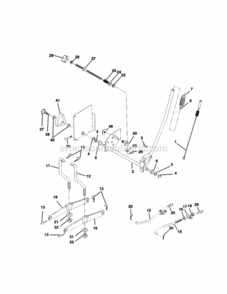 Page H Diagram and Parts List for 917259462  Craftsman Lawn Tractor