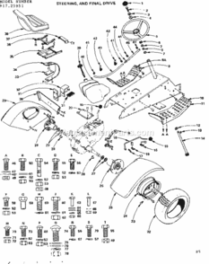 Page B Diagram and Parts List for 91725951  Craftsman Lawn Tractor