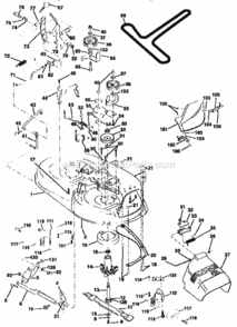 Page J Diagram and Parts List for 917259521  Craftsman Lawn Tractor