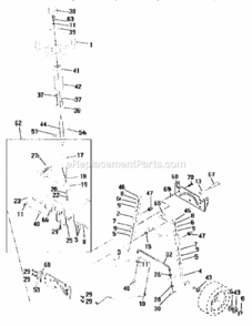 Page D Diagram and Parts List for 917259521  Craftsman Lawn Tractor