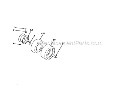 Page G Diagram and Parts List for 917259521  Craftsman Lawn Tractor