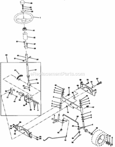 Page D Diagram and Parts List for 917259522  Craftsman Lawn Tractor