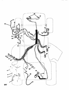 Page A Diagram and Parts List for 917259541  Craftsman Lawn Tractor