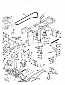 Page C Diagram and Parts List for 917259541  Craftsman Lawn Tractor