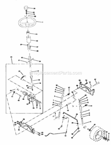 Page D Diagram and Parts List for 917259541  Craftsman Lawn Tractor