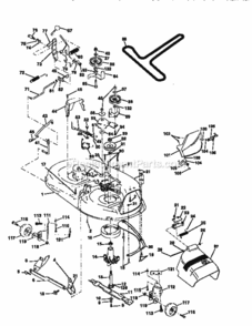 Page J Diagram and Parts List for 917259542  Craftsman Lawn Tractor