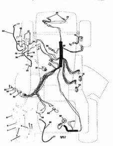 Page A Diagram and Parts List for 917259545  Craftsman Lawn Tractor