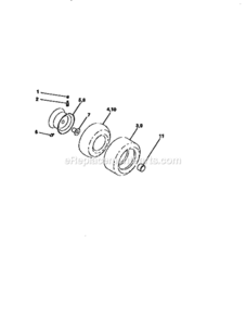 Page G Diagram and Parts List for 917259545  Craftsman Lawn Tractor