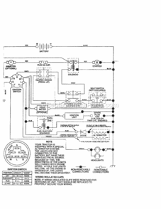 Page K Diagram and Parts List for 917259550  Craftsman Lawn Tractor