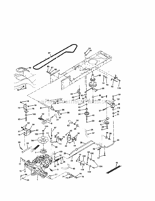 Page H Diagram and Parts List for 917259550  Craftsman Lawn Tractor