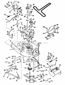 Page J Diagram and Parts List for 917259551  Craftsman Lawn Tractor