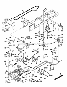 Page C Diagram and Parts List for 917259551  Craftsman Lawn Tractor
