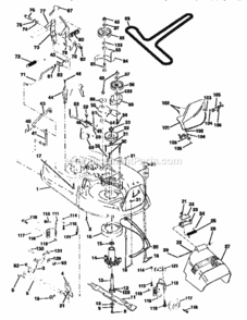 Page J Diagram and Parts List for 917259552  Craftsman Lawn Tractor