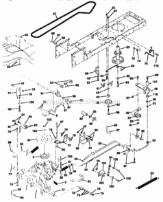 Page C Diagram and Parts List for 917259552  Craftsman Lawn Tractor