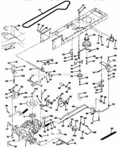 Page C Diagram and Parts List for 917259555  Craftsman Lawn Tractor