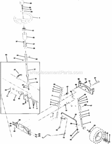 Page D Diagram and Parts List for 917259555  Craftsman Lawn Tractor