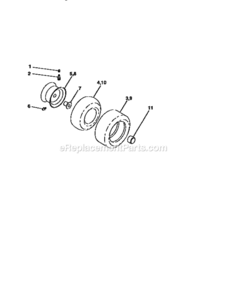 Page G Diagram and Parts List for 917259555  Craftsman Lawn Tractor