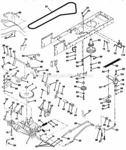 Page C Diagram and Parts List for 917259560  Craftsman Lawn Tractor