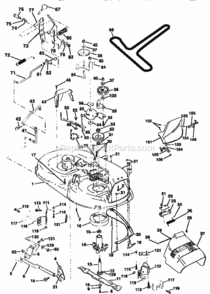 Page G Diagram and Parts List for 917259560  Craftsman Lawn Tractor