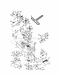 Page J Diagram and Parts List for 917259561  Craftsman Lawn Tractor