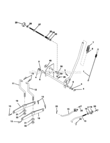 Page I Diagram and Parts List for 917259561  Craftsman Lawn Tractor