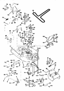 Page J Diagram and Parts List for 917259564  Craftsman Lawn Tractor