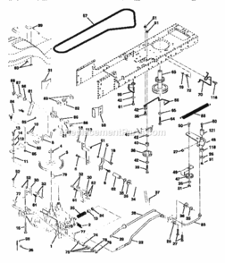 Page C Diagram and Parts List for 917259564  Craftsman Lawn Tractor